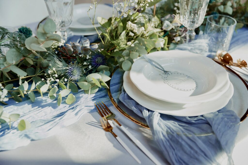 Tischdeko zur Hochzeit