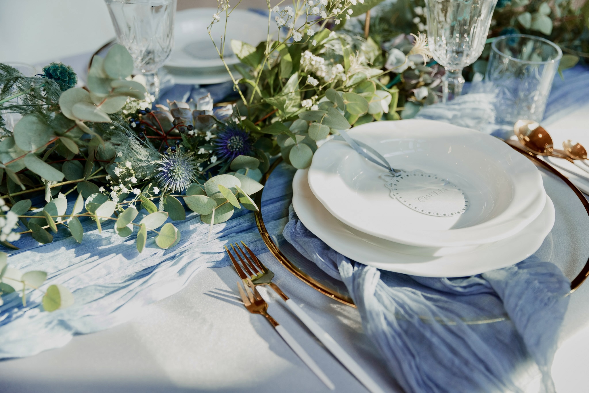 Tischdeko zur Hochzeit
